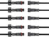 2 Pin Electrical Connector, 20AWG IP68 Male Female Plug LED Connectors with 20CM Cable for Outdoor LED Strip Lights (5