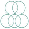 uxcell Fluorine Rubber O-Rings, 90mm OD 85.2mm ID 2.4mm Width FKM Seal Gasket for Machinery Plumbing, Green, Pack of 5