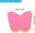 PATIKIL 2.7 x 2.7 Inch Butterfly Shape Sticky Notes, 6 Pads Cute Self-Stick Memo Pads Bright Colorful 100 Sheets/Pad for Home Office, 5 Colors