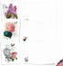 The Best Card Company - 20 Blank Notes with Envelopes, All Occasion Animal Assortment (10 Designs, 2 Each)