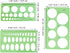 Circle Templates Ellipse Drawings Templates Drafting Stencils Measuring Tools Template Artist Design Drawing Aid Tool Circle Templates Measuring Ellipse Ruler Drafting Stencils, 3 Pack