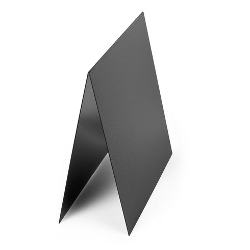 Pack of 4 ABS Plastic Sheet 12" x 16" x 0.060" Thick, Black Moldable for Robotics Competition