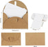 linenb 140pcs &40pcs Set Blank Gift Card Envelope With Heart Closure Vintage Note Greeting For Wedding Party Invitation