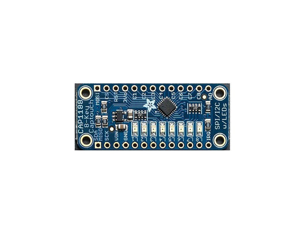 CAP1188-8-Key Capacitive Touch Sensor Breakout - 12C or SPI
