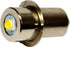 HQRP 2-Pack 3W 6-24V P13.5s Upgrade Bulbs - Compatible with DeWalt Power Tool Flashlights, 6V to 24V