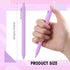 Fulmoon 50 Pcs Cute Back to School Ballpoint Pens Bulk, Comfortable Writing Pens in Medium Point 1.0 mm for Teacher