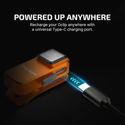 300 OLIGHT Oclip Rechargeable EDC Flashlight Lumens Dual Sources Compact Pocket Clip Light, Convenient USB C Charging