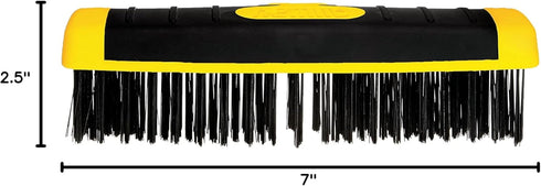 SB619 ALLWAY Soft-Grip Carbon Steel Wire Scrub Brush Block