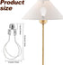 Abizarch 4Pcs Bulb Bulb Bulb Light Clip Metal Lamp Shade Holder Heavy-Duty Light Clamp Gold/Black/Silver Lamp Shade
