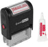 EMAILED Self Inking Rubber Stamp with Red Ink (Stamp Plus 5cc Refill Ink)