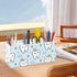 Ainavmxzs 4 Cute Cartoon Tooth Crown Acrylic Makeup Brush Holder With Compartments Hair Product Organizer Pen Holder