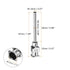 12pcs 13Gauge Stainless Steel Dispensing Needles, 1" All Metal Glue Needle Tube Blunt Tips Luer Lock for Thick Liquids, Ink, Glue, Lab Use