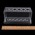 Plastic Clear Test Tube Rack, 6 Holes Stand, Lab Test Tube Stand Shelf School Supply