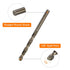10pcs Cobalt Jobber Drill Bits 5.3mm / 0.209" M35 High Speed Steel HSS Twist Drilling Bit Tool
