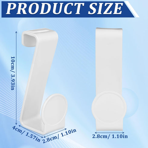 TOPPERFUN 2Pcs Potty Seat Hooks, Multipurpose Plastic Tank Couples for Hanging Potty Holder Toilet Training Seat