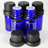 48Pack 1/6oz (5ml) Essential Oil Dropper Glass Bottles, Refillable Sample Vials with Orifice Reducer and Cap