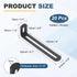 20 4.7"x1.2"x0.7", 90 uxcell Pcs Adjustable Right Angle Brackets, Slotted L-Shape Corner Bracket Degree Steel l Bracket