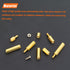 M2.5 Male Female Hex Brass Spacer Standoff Screw Nut Assortment Kit, 200 Pieces