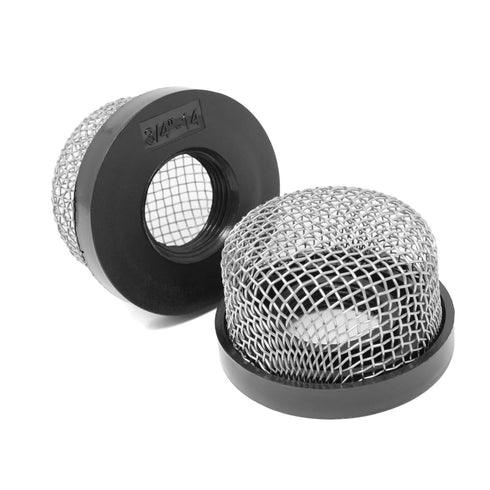 Honbay 2PCS Stainless Steel Strainer ¾ Inch -14, Aerator Screen Wire Mesh for Livewell Pump, Garden Hose