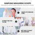 Hemobllo Stainless Steel Micro Lab Sampling Scoop Set - 6PCS Micro Medicine Spoons for Laboratory