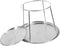 Double-Layer Stainless Steel Seafood Display Tray Reusable Serving Plate for Parties Buffet