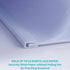 Clear Report Covers Binditek 40 Pack with Sliding Bars, 5mm Sliding Bar File Folder Binder, 25 Sheet Capacity, 5
