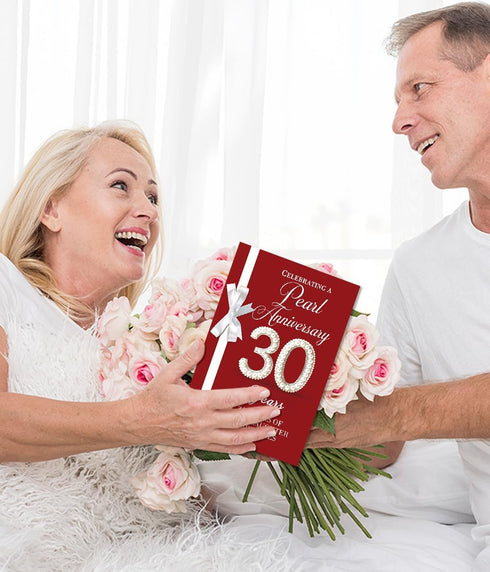 Beixian 30th 30th 30 Sweet Anniversary Card Gifts for Women Men, Wedding Anniversary, Year Anniversary Decorations,Our