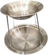 predolo Set 2 Seafood Tray Rack Tier for Snack Food Display, Deep Basin
