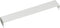 Wall Control 8in Pegboard Accessory Hanger Tool Holder Bracket, White