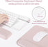 MOSISO Computer Keyboard Stand, Wrist Rest & Mouse Pad Set, Ergonomic Massage Keyboard Wrist Rest for Office Home