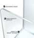 Azar Displays Medium Standing File Holder/Sorter Desk Organizer, 4-Pack, Clear, 255082