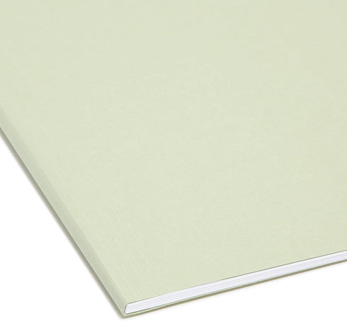 Smead FasTab Hanging File Folder, Legal Size, 1/3-Cut Built-in Tab, Moss, 20 per Box (64083)