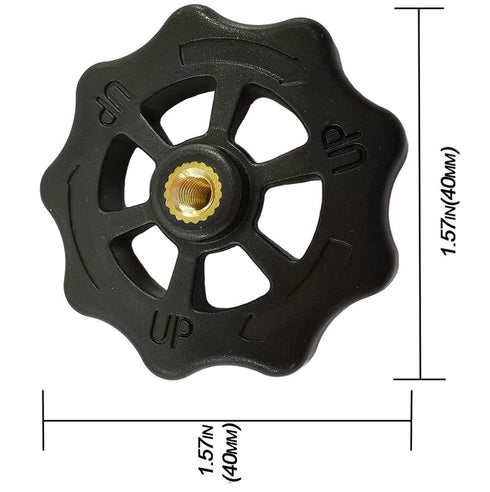 3Dman 4PCS 40mm Hand Twist Leveling Nut + 4PCS Hot Bed Spring Compression + 4PCS M4X40mm Screws for 3D Printers