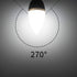 E26 Bulb, 98, 5W E26 Bulb, 5000K, C37 40W Non-dimmable, 6 Pack DiCUNO ProOE Eye-Protected LED High CRI Candle Daylight
