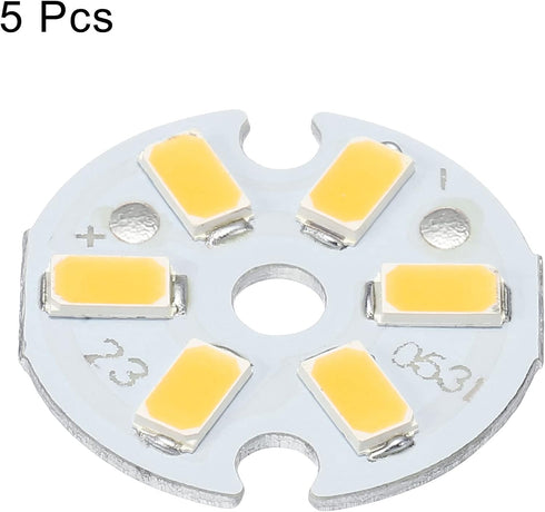 MECCANIXITY COB LED Light Chip Bead, 3W 120lm 3000-3200K, Energy Saving Bulb for Spotlight Replacement, 5Pcs