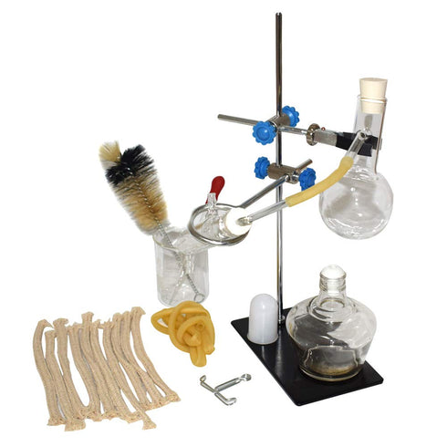 Home Distiller Kit for Making Essential Oil, Moonshine, Alcohol Distillation Glassware Set