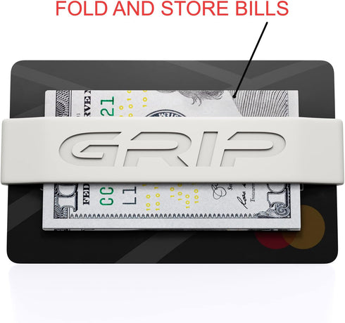 Glow-in-the-Dark Grip Money Band - Slim Silicone Wallet