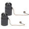 FIRVRE Retro 2E26 lamp Holder with Pull Chain,Waterproof lamp Bases,Edison Vintage Bulb