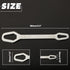 Double Ended Multifunctional Universal Wrench, Adjustable Wrenches for DIY Machine Auto Maintenance, Self-Tightening