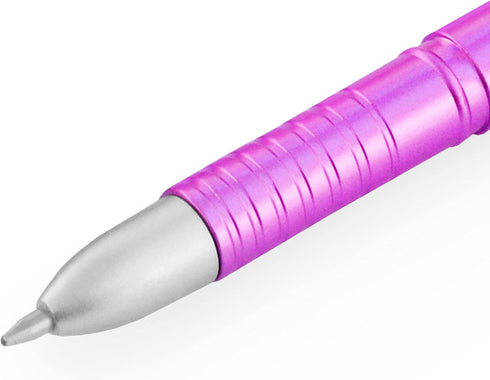 Zebra ZGE Gel Ink Stick Pens, Metallic Barrel, 0.7mm, Pack of 3 in Green, Pink, Violet