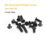 M3 360pcs (7 M3-0.5mm Countersunk 3D binifiMux Screws Kit, Sizes) Black Flat Head Phillips Machine Screws and Hex Nuts