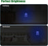 WEEKUU Dimmable 4 Packs, LED Night Lights Plug into Wall, Indirect Soft Night Light with Dust to Dawn Sensor, Blue
