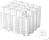 16ml Clear Glass Vial 20pcs - Leak-Proof Glass Bottle with White Screw Cap and Inner Plug, Sealed Sample Vials
