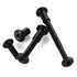 MewuDecor M6 70mm 5 Sets x Socket Cap Furniture Bolts with Barrel Nuts for Furniture Cots Beds Crib and Chairs, Carbon