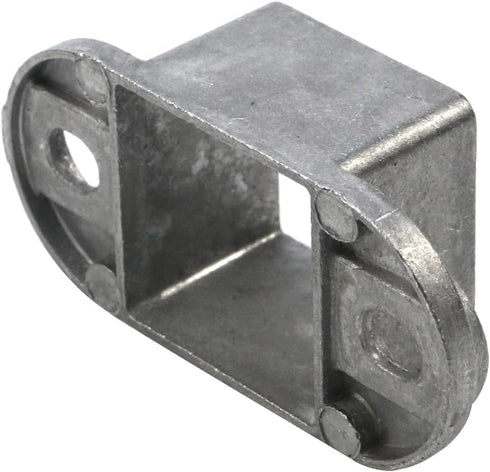 MY MIRONEY 10PCS 1.26" x 1.26" Square Post Flange Base Aluminum Alloy Hardware for Deck Railing Bracket