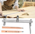 Center Finder - Stainless Steel Woodworking Marking Gauge Scriber Tool for Center Line Marking (40-100MM)