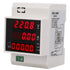 Multi-functional Digital Voltmeter Ammeter Power Meter, Din Rail Voltage Current Power Tester, 100A (AC 80-300)