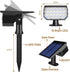 suifazy IP65, 7 26 2 Pack) RGB Solar Lights Outdoor Waterproof Lighting Modes Color Changing LED Solar Spot Lights
