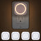 Warm Night Lights Plug into Wall, 4 Packs Dimmable Night Light with