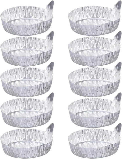 Baluue 30pcs Aluminum Weighing Boats, Foil Supplies Tray for Pan Storing Aluminium Dish Size Pans Weighing Measuring